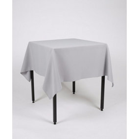 Light Grey Square Tablecloth 121cm x 121cm  (48" x 48")