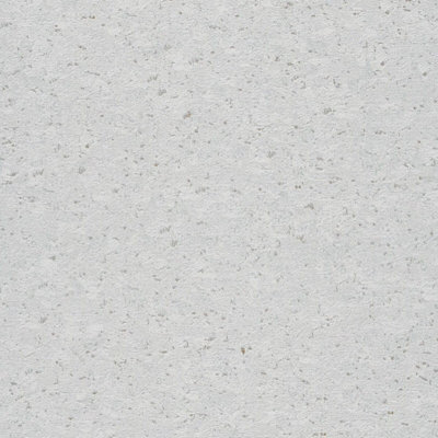 Light Grey Textured Wallpaper Silver Metallic Industrial Effect Paste
