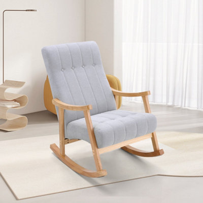 Grey on sale glider chair