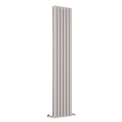 Light Grey Vertical Double Panel Radiator 1780mm x 354mm