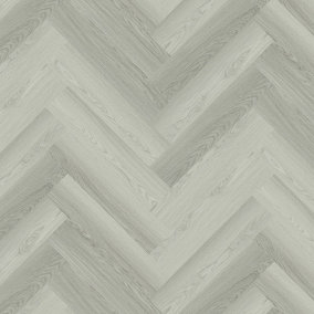 Light Grey Wood Effect Herringbone Vinyl Tile, 2.0mm Matte Luxury Vinyl Tile For Commercial & Residential Use,5.0189m² Pack of 80