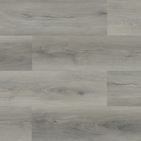 Light Grey Wood Effect Luxury Vinyl Tile, 2.5mm Matte Luxury Vinyl Tile For Commercial & Residential Use,3.67m² Pack of 16