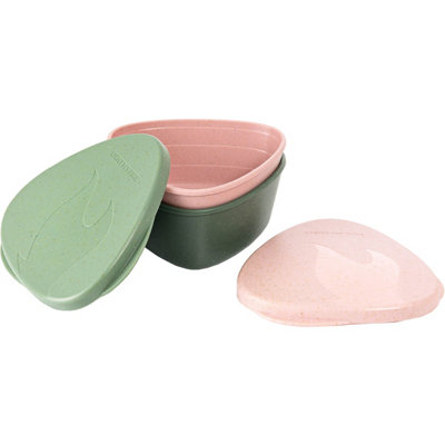 Light My Fire SnapBox Original Lunch Box 2 Pack Sandy Green/Dusty Pink