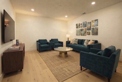 Light Natural Oak Engineered Hardwood Flooring 1900x190x14mm - 2.89sqm ...