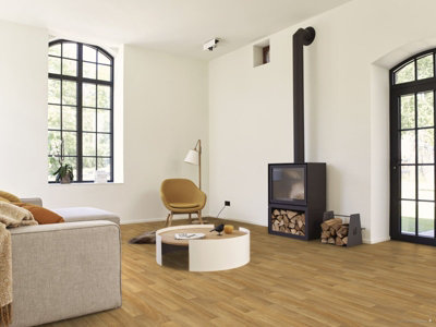 Light Oak Effect Vinyl Flooring 3m x 2m (6m2) - 3