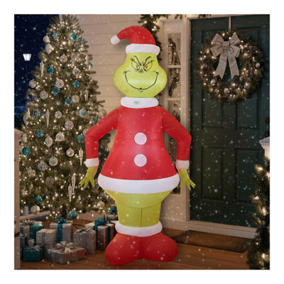Light Up LED Grinch Inflatable - 180cm