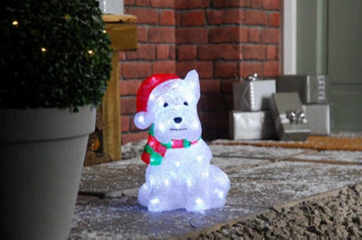 Dog christmas deals outdoor decorations