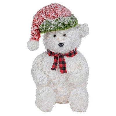 Light Up Polar Bear Christmas Decoration - 8