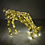 Light up Reindeer Gold Stag & Doe Set