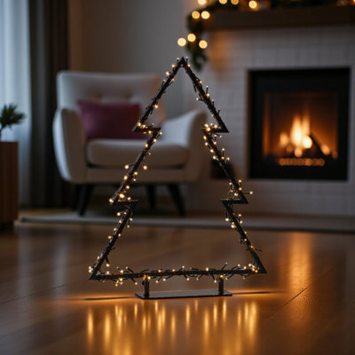 Light Up Standing Frame Tree Decoration