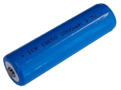 Lighthouse 18650 Rechargeable Li-ion Battery - 3.7V 2000mAh for Various Devices