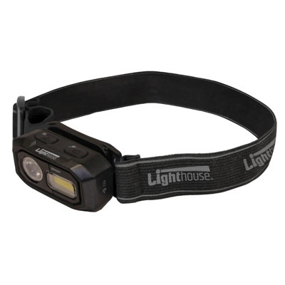 Lighthouse Elite Rechargeable LED Sensor Headlight with 300 Lumens and Adjustable Modes