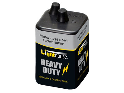 Lighthouse HL-LA3007 High-Performance 8 LED Spotlight with 6V Battery L ...