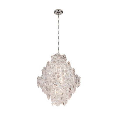 Lighting Collection Agadir Chrome 5Lt Pendant