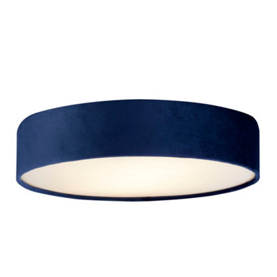 Navy blue deals flush mount light