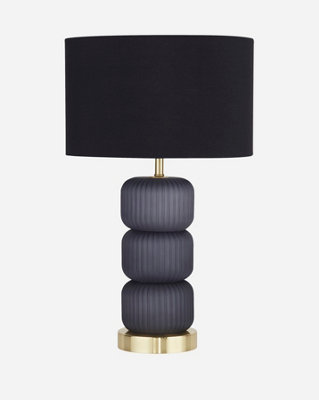 Lighting Collection Arnside Black Table Lamp | DIY at B&Q