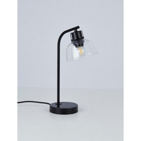 Lighting Collection Belize Black Table Lamp