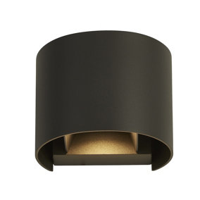 Lighting Collection Blyth Flexi - Up Down Led Outdoor Wall Light