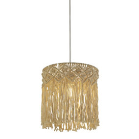 Lighting Collection Casablanca Macrame Natural Easy Fit Shade