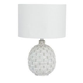 Lighting Collection Chepstow White Table Lamp
