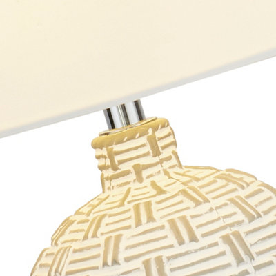 Lighting Collection Chepstow White Table Lamp