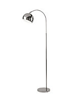Lighting Collection Chrome Arch Floor Lamp