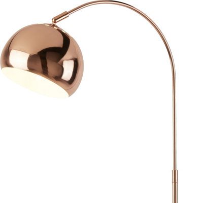 Lighting Collection Copper Arch Floor Lamp