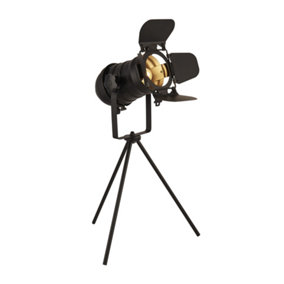 Lighting Collection Dachen Black Table Lamp