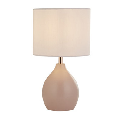 Lighting Collection Denver Pink Table Lamp | DIY at B&Q