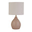 Lighting Collection Denver Pink Table Lamp