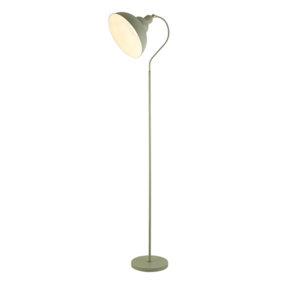 Lighting Collection Dortmund Sage Green Arch Floor Lamp