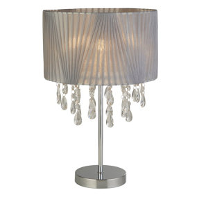 Lighting Collection Fredericia Grey Venetian Table Lamp