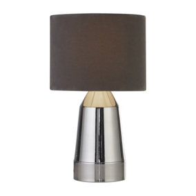 Lighting Collection Harbor Chrome Table Lamp