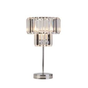 Lighting Collection Hartland Chrome Table Lamp
