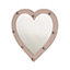 Lighting Collection Led Pink Heart Mirror