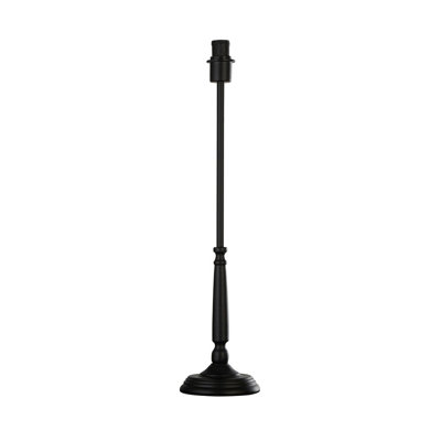 Lighting Collection Lerma Black Candle Stick Base