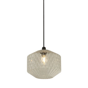 Lighting Collection Levin Glass Pendant