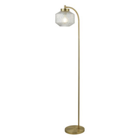 Lighting Collection Livorno Marble Effect Floor Lamp