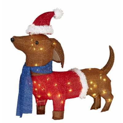 Lighting Collection Marseilles Christmas Dachshund Light DIY at B&Q