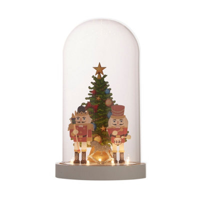Lighting Collection Matsh Christmas Glass LED Dome Lamp DIY at B&Q