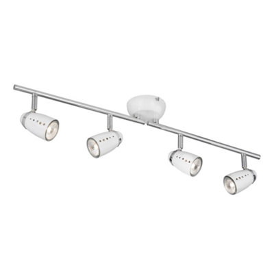 Lighting Collection Namsos Chrome 4Lt Bar Spotlight