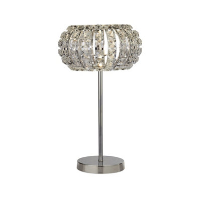 Lighting Collection Naples Chrome Table Lamp DIY at B&Q