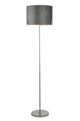 Lighting Collection Neist Grey Floor Lamp