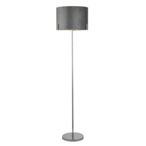 Lighting Collection Neist Grey Floor Lamp
