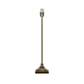 Lighting Collection Nevers Antique Brass Metal Base