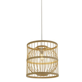 Lighting Collection Onich Bamboo Shade