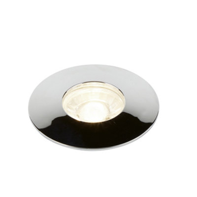 Lighting Collection Pack X 3 Led Recessed Chrome Light DIY at B Q
