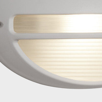 Lighting Collection Palm White Outdoor Light