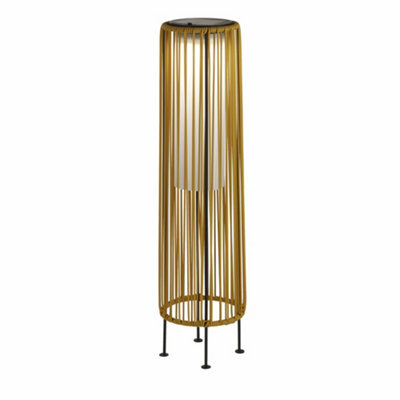 Lighting Collection Palmas Ochre Outdoor Solar Light