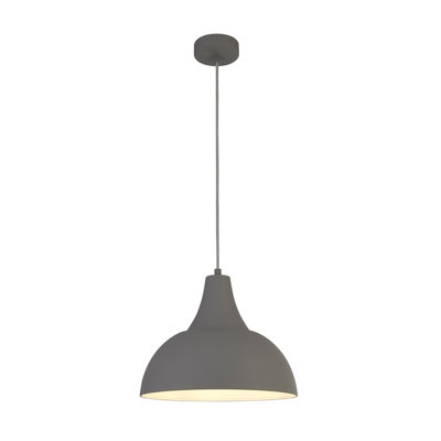 Lighting Collection Panama Grey Pendant